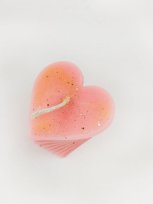 5x5 Heart Shape Candle - Multicolor