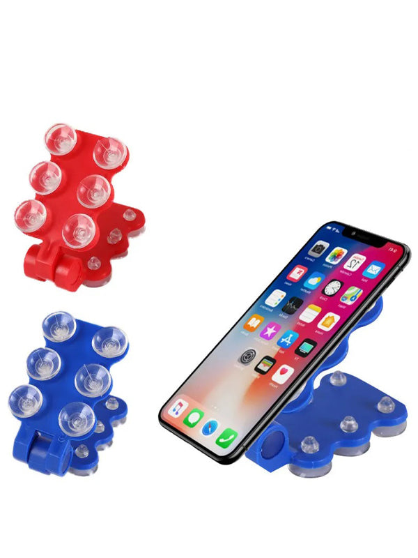 Silicone Portable Magic Suction Cup Mobile Holder - Multicolor