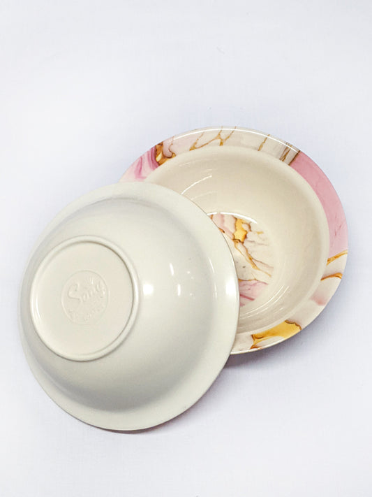 Pack Of 2 Melamine Small Bowls / Small Piyali Set / Single Glazed Small Bowls MB18