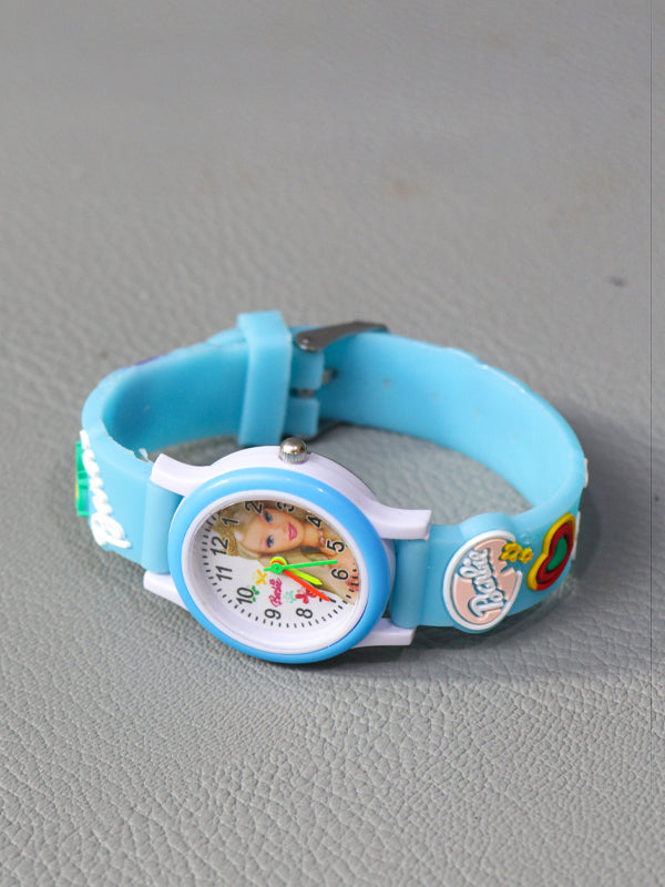 Light Blue Barbie Wrist Watch For Girls KWW22