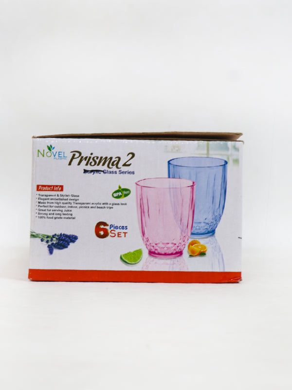 KTC6 Prisma Plastic Glass Set of 6 Blue