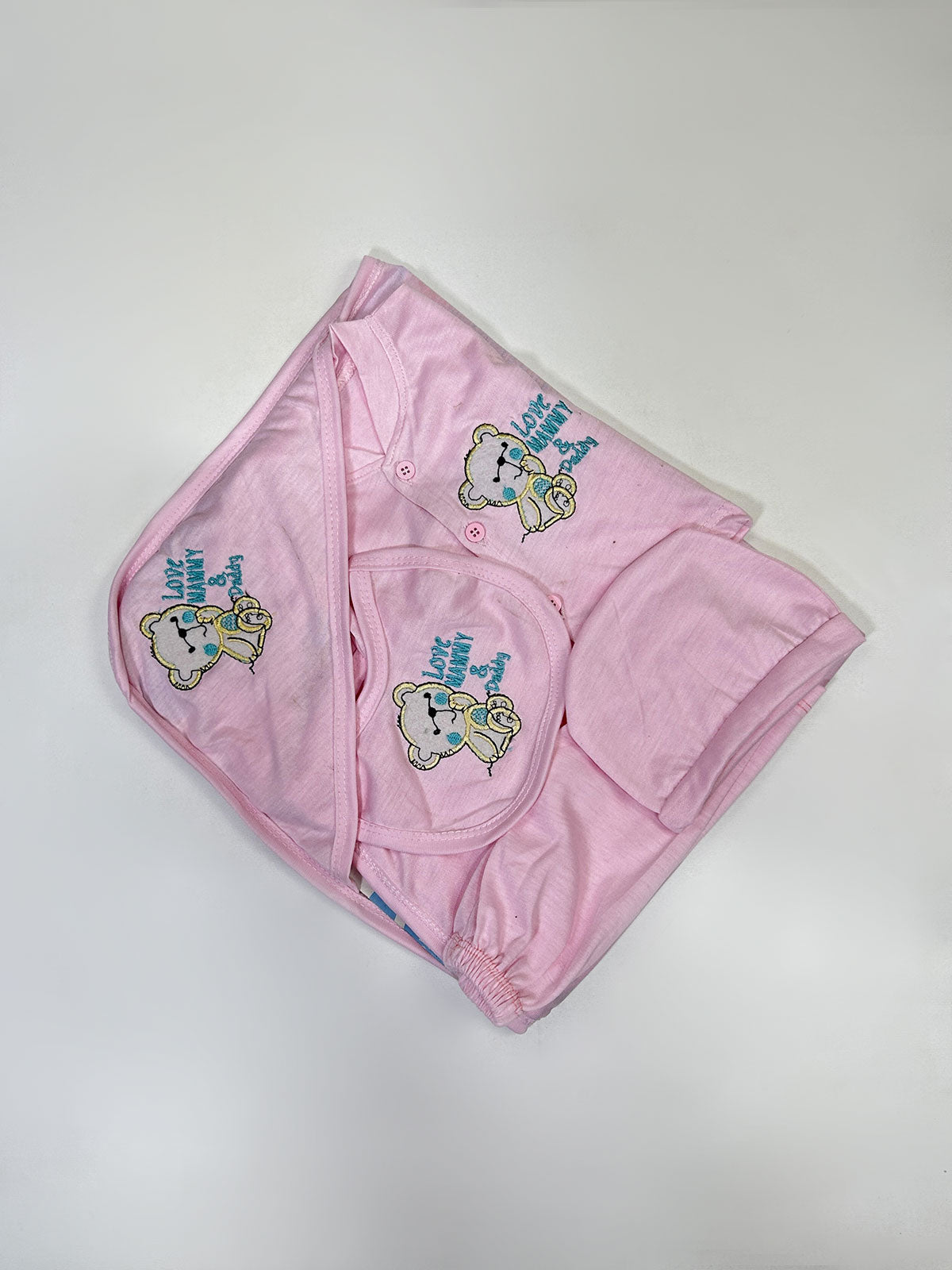 0Mth - 3Mth Pink 5Pcs Gift Set For Newborn HG NBGS237