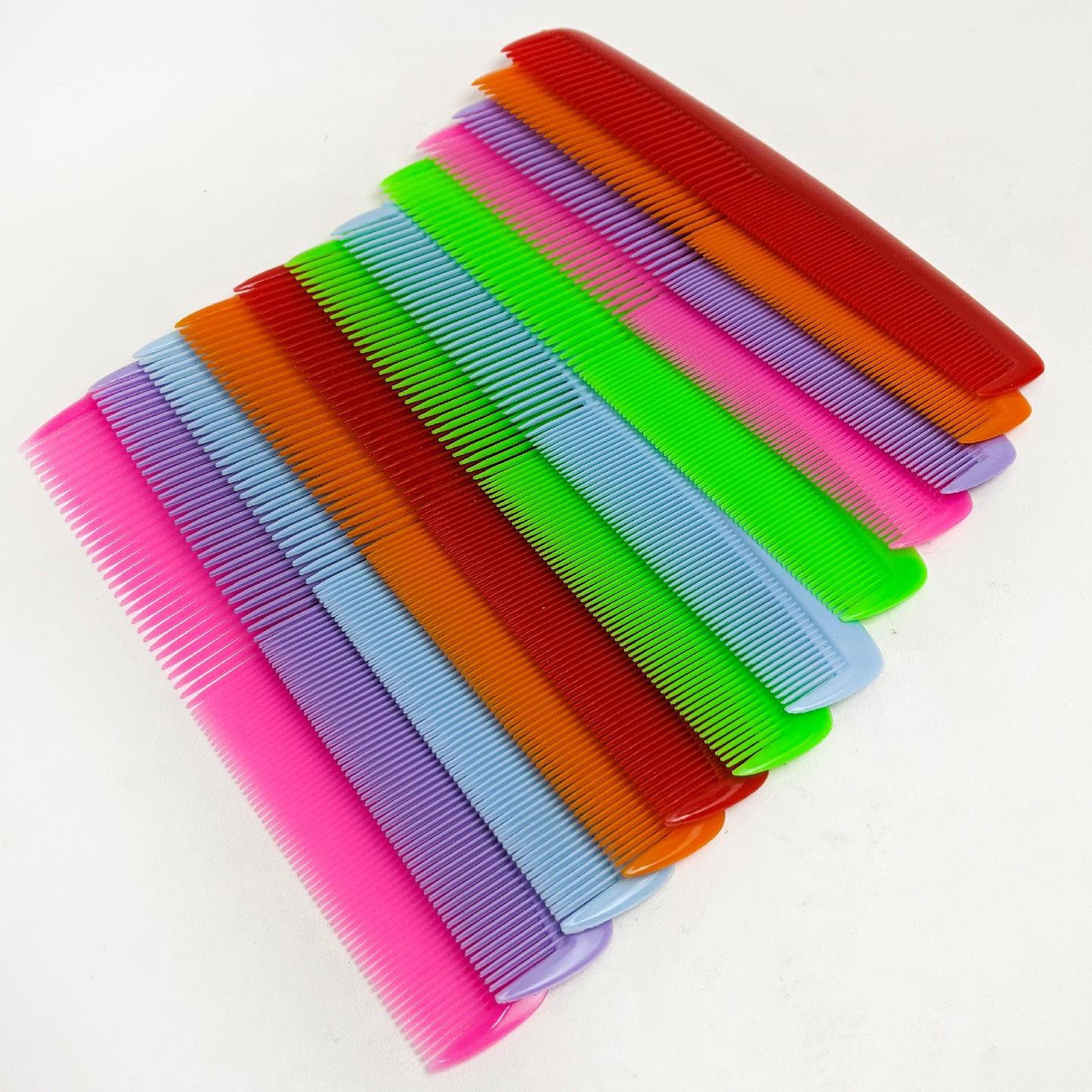 Pack Of 12 Multicolor Hair Combs