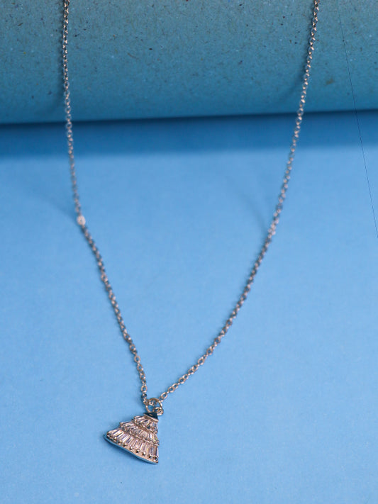 Silver Fashion Necklace D-02