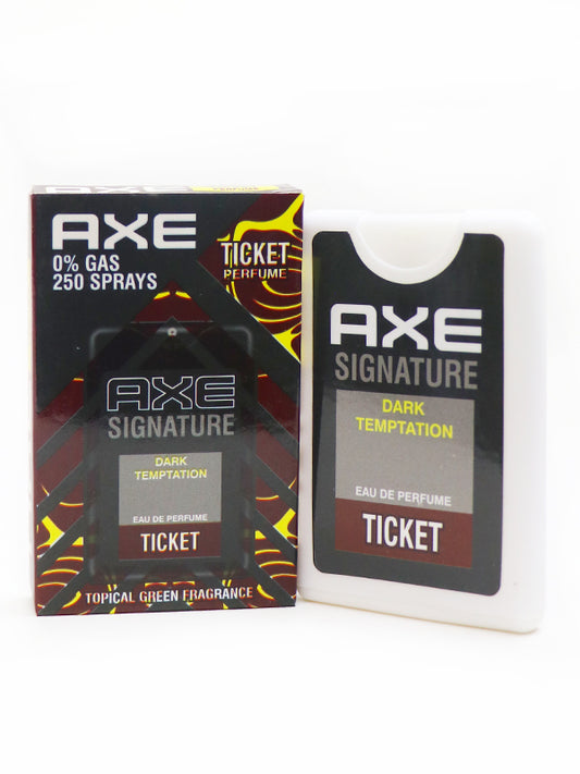 Axe Signature Ticket Perfume Dark Temptation - 17ML