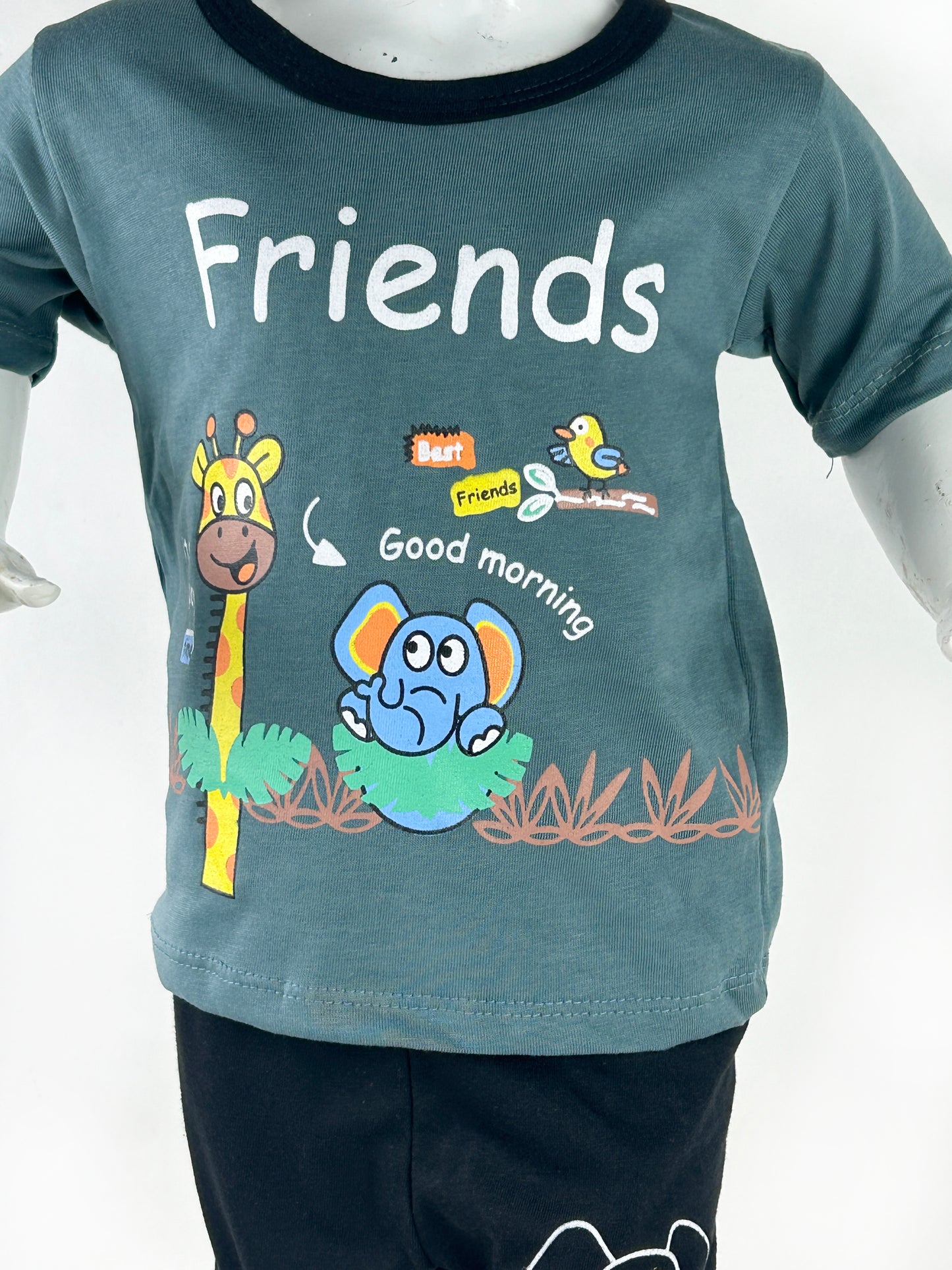 1Yr - 4Yrs Kids Suit Friend Grey BS424