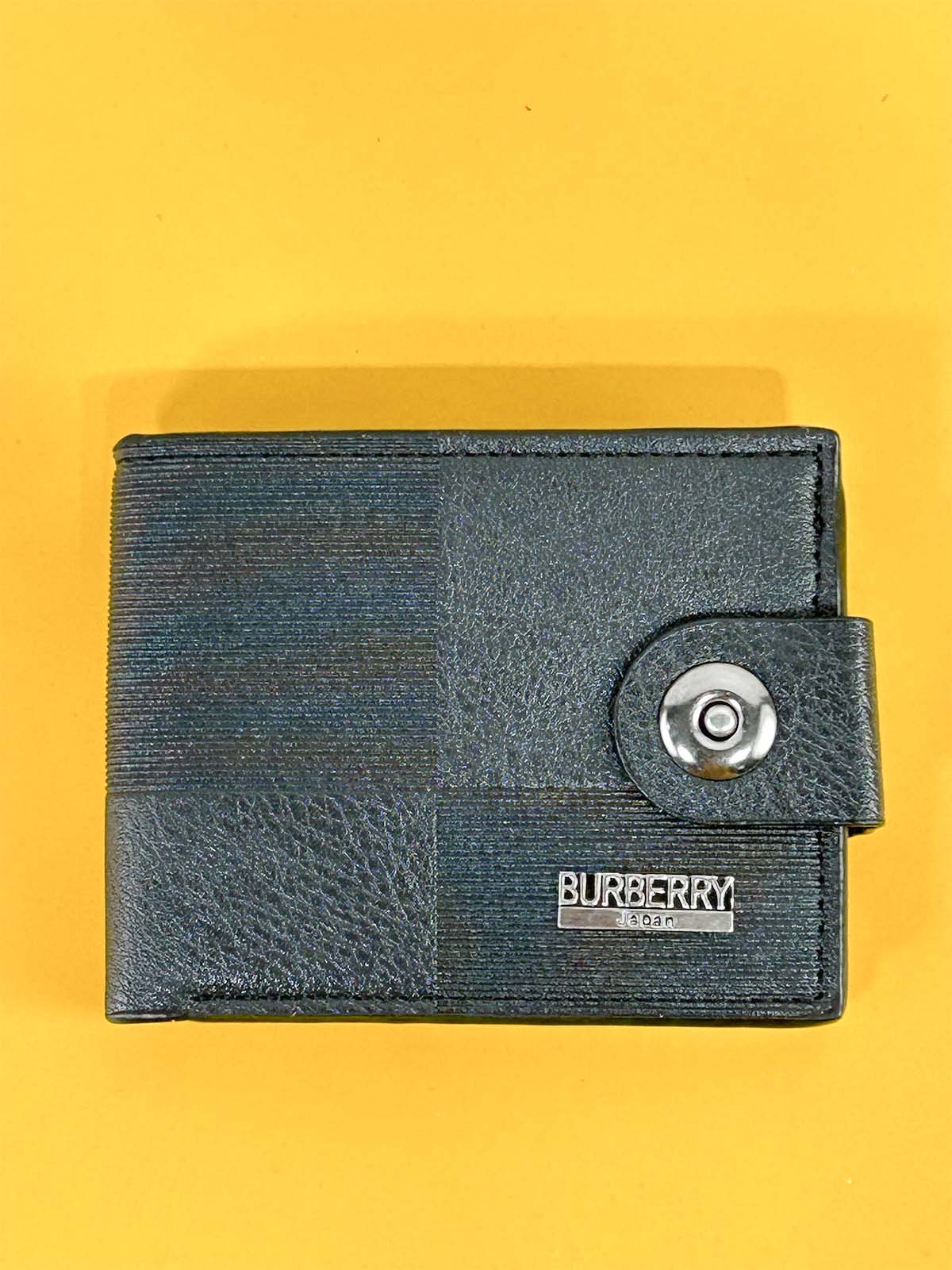Black Syn-Leather Wallet For Men MW70