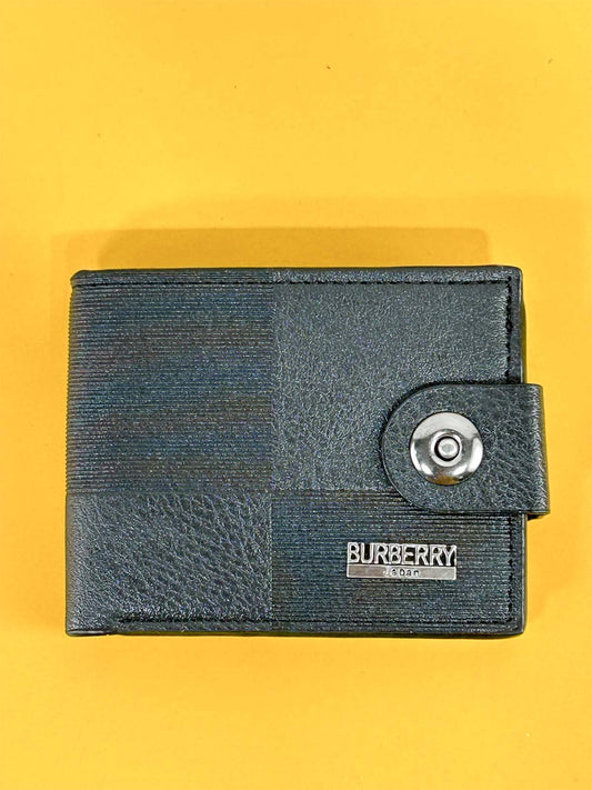 Black Syn-Leather Wallet For Men MW70