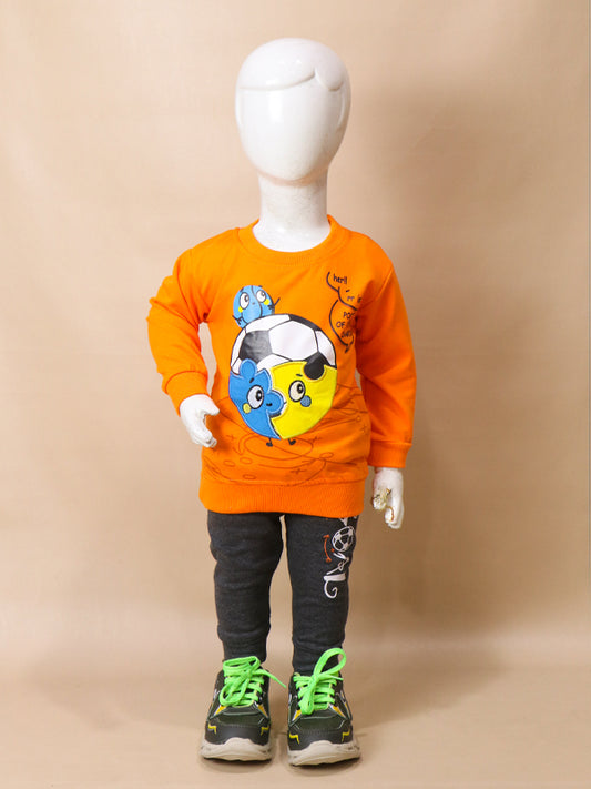 2Yr - 5Yrs Ball Orange Suit For Kids BS79