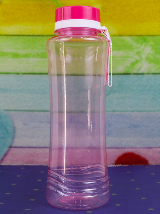 WTB19 Safari Pink Plastic Transparent Water Bottle - 830ML