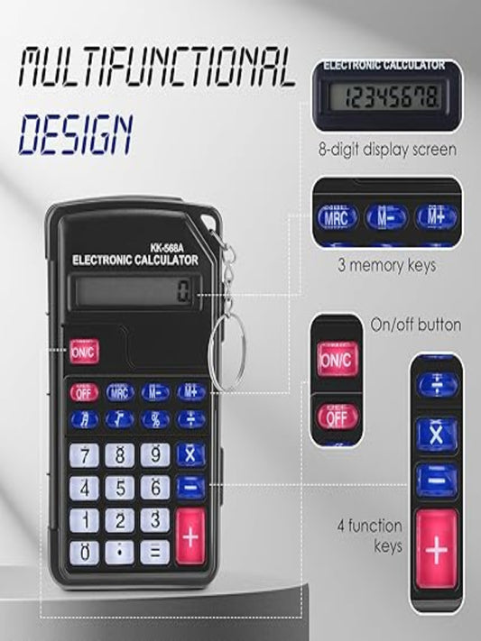 Pocket Size KENKO Electronic Calculator KK-568A PB210