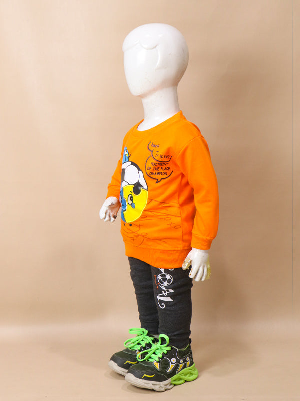 2Yr - 5Yrs Ball Orange Suit For Kids BS79