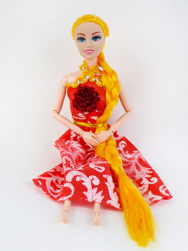 Beauty Doll Toy for Girls Red