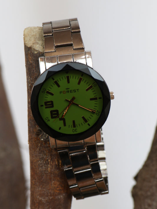 MW01 Men's Stainless Steel Watch Forest Green1