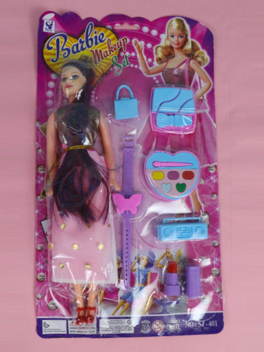 KTY35 Barbie Doll Toy Set For Girls Multicolour