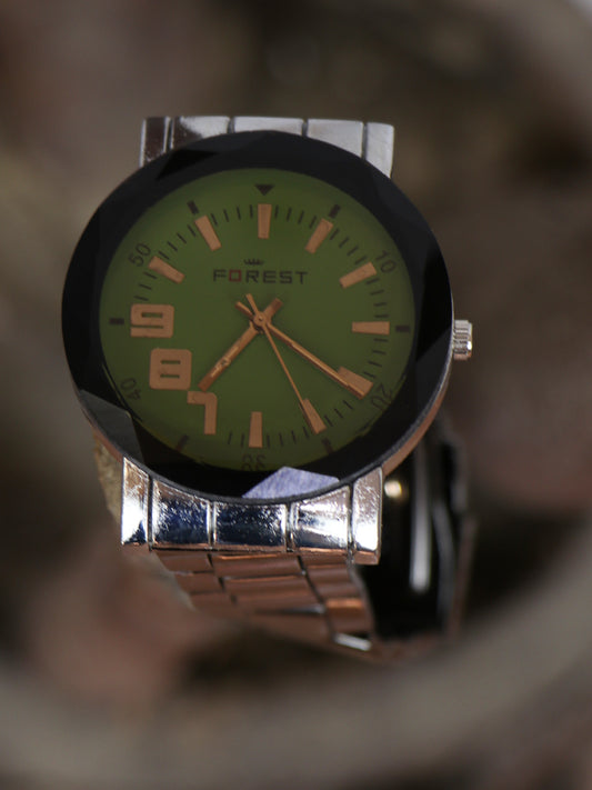 MW01 Men's Stainless Steel Watch Forest Green