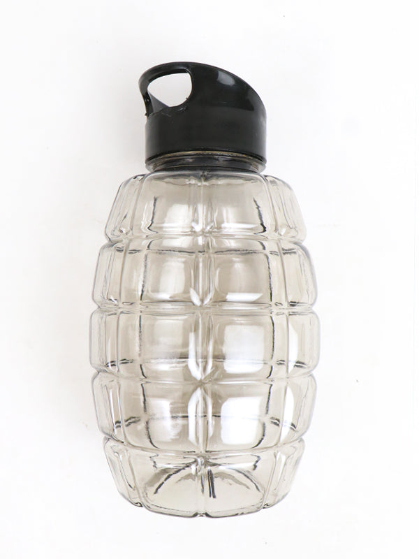 WTB06 Plastic Transparent Water Bottle Black - 750ML