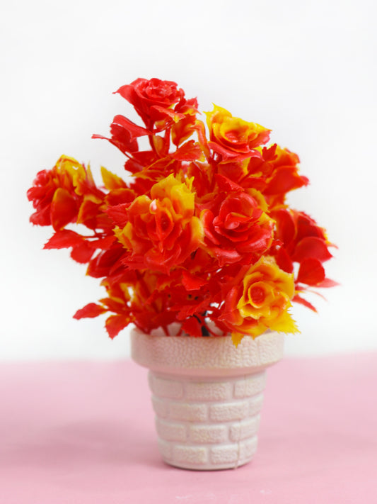 AFP01 Artificial Flowers/Plants for Decorations with Plastic Pot 11