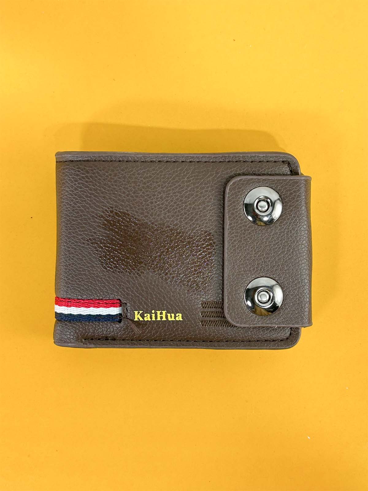 Brown Syn-Leather Wallet For Men MW76