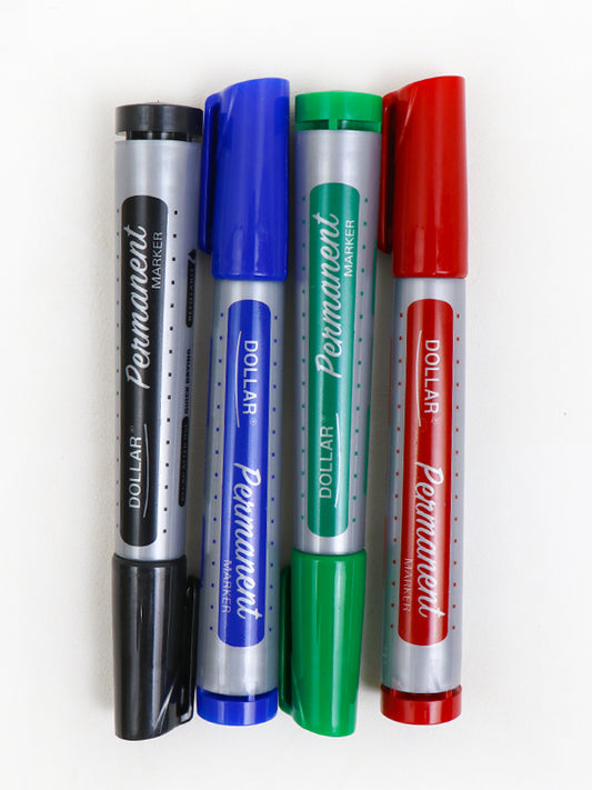 Pack Of 4 Dollar Permanent Markers