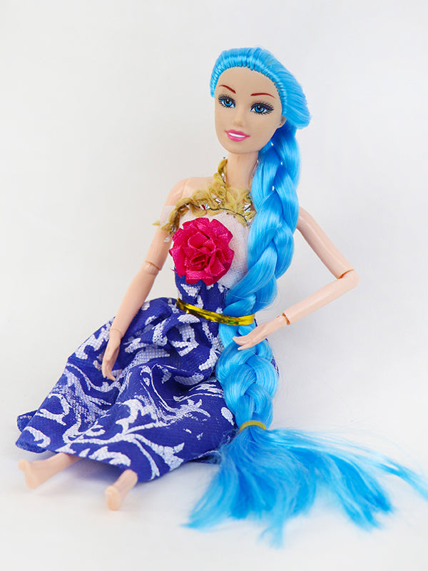 Beauty Doll Toy for Girls Blue