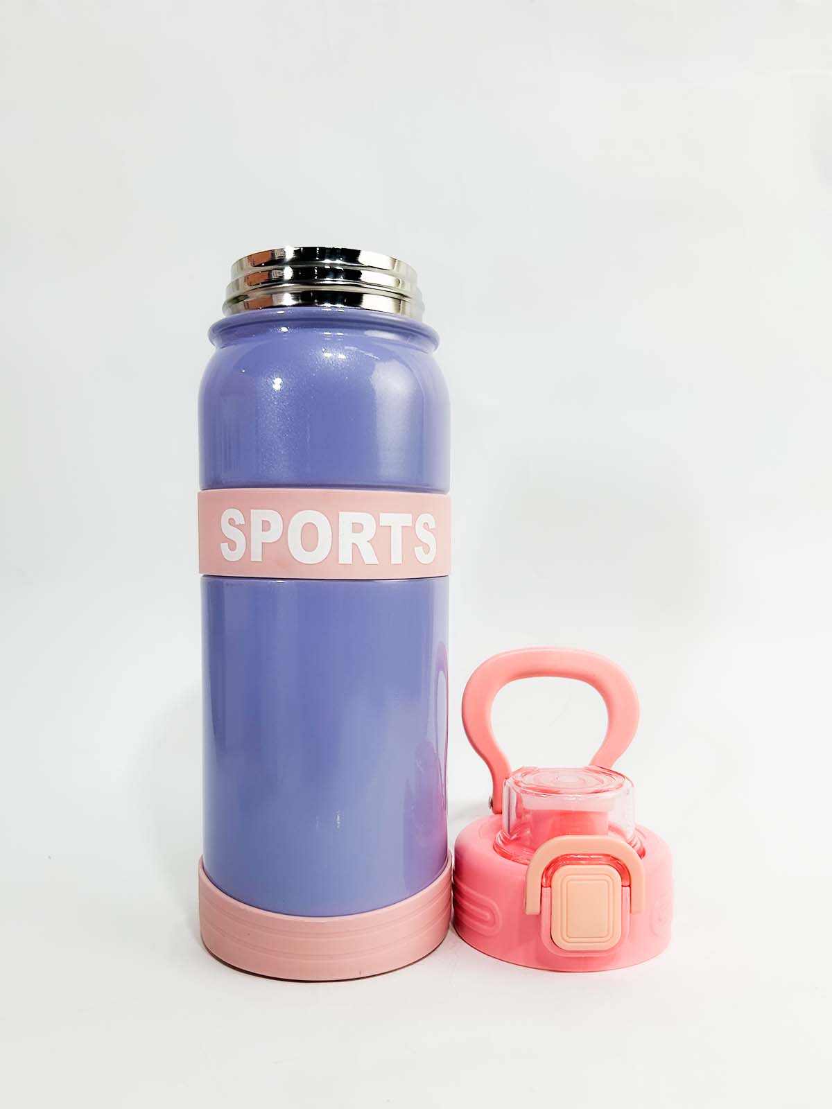 Sports Purple Stainless Steel Bottle 500ML D-77