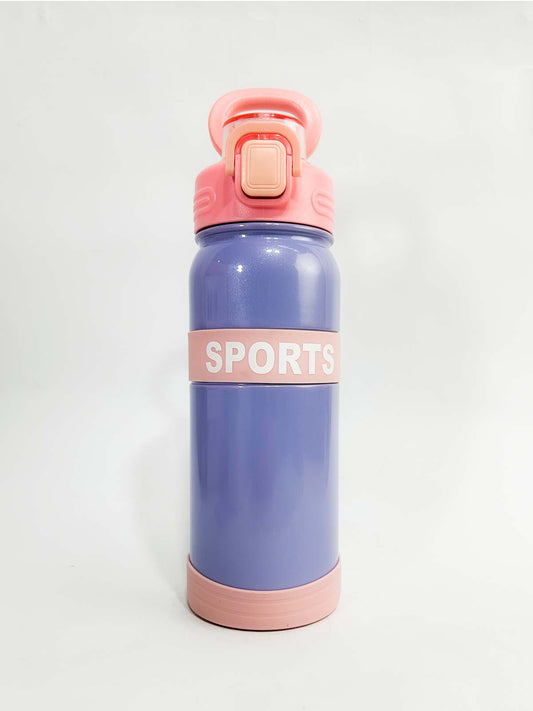 Sports Purple Stainless Steel Bottle 500ML D-77