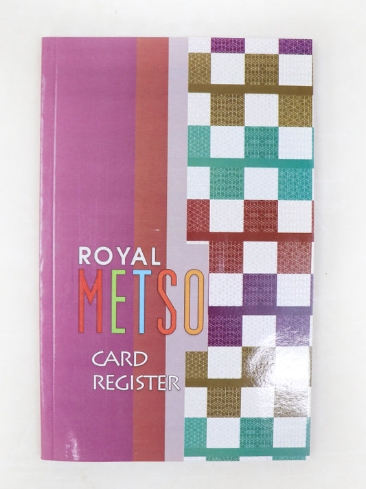 Royal Metso English Card Register 17x27 CM