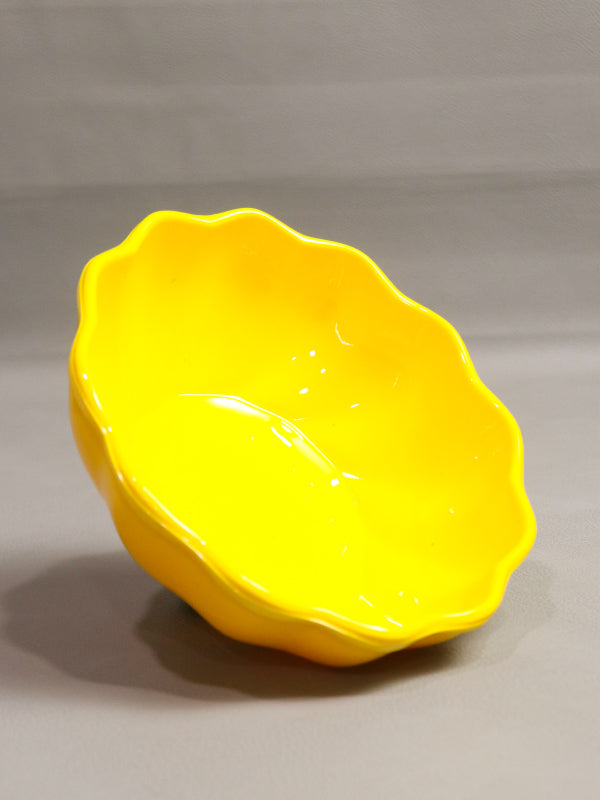 Yellow Melamine Serving Bowl D-01