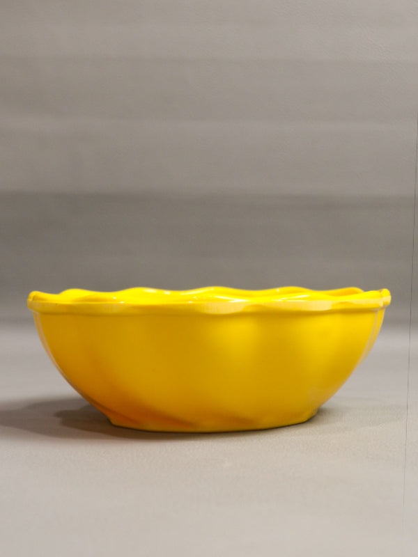 Yellow Melamine Serving Bowl D-01