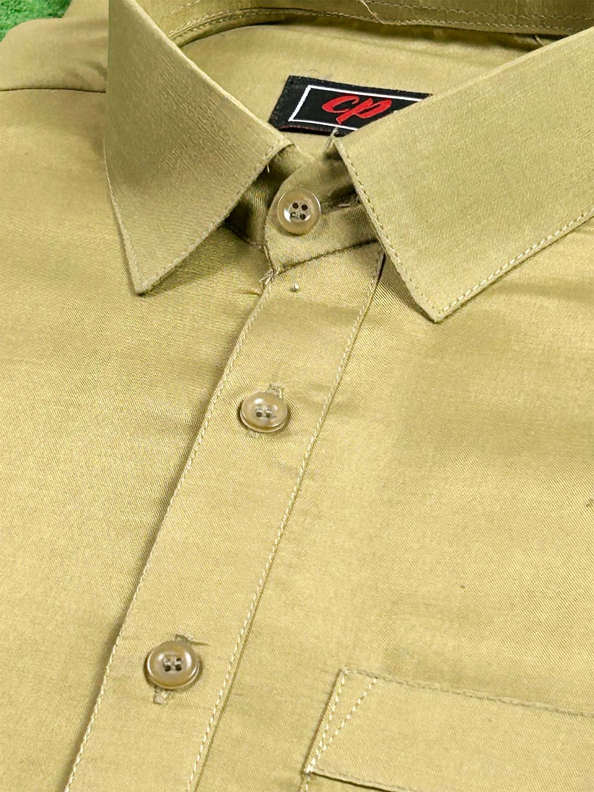 785-7 Fawn Stitched Suit Kameez Shalwar For Men MSK278