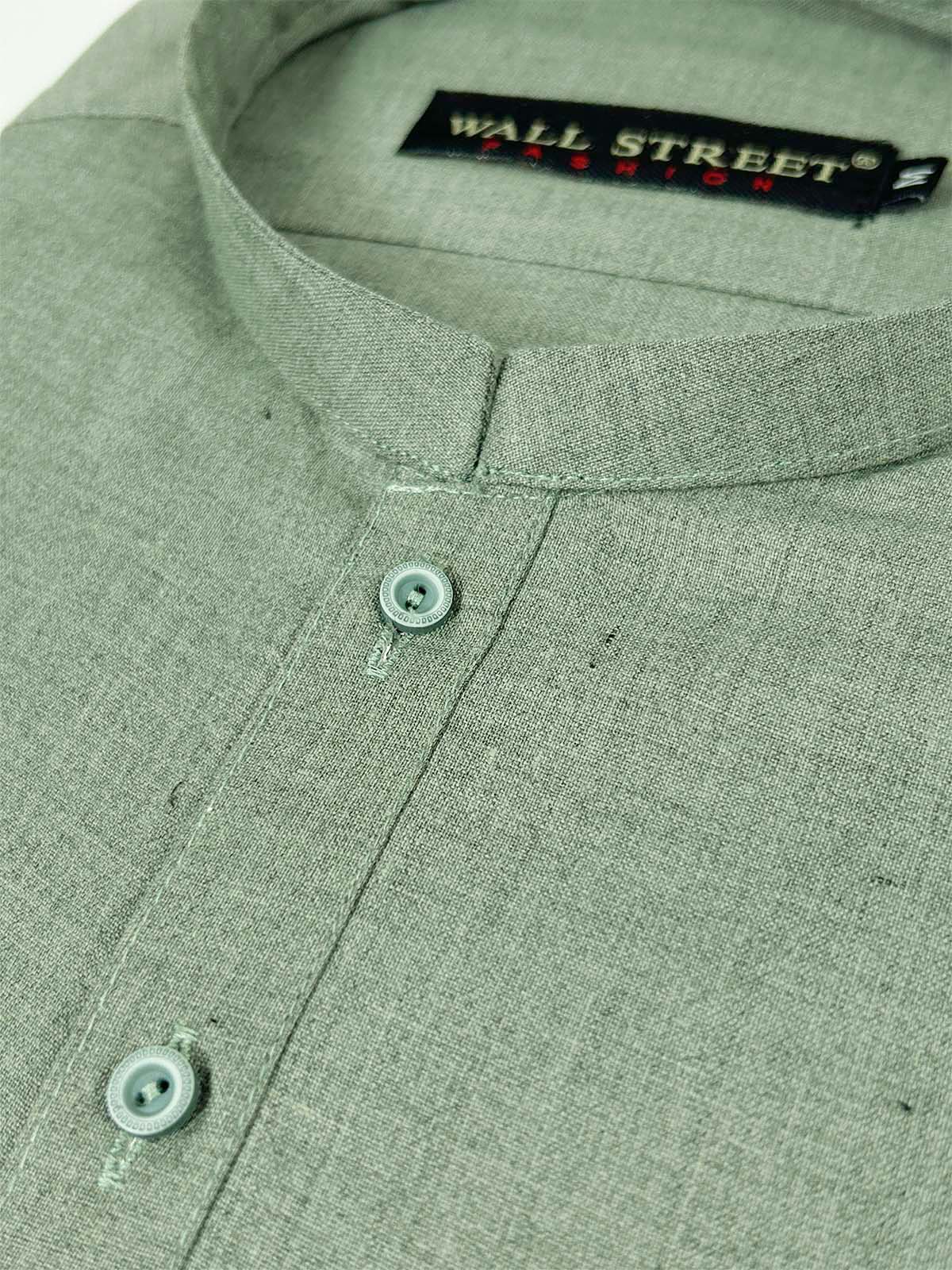 P831-7 Green Stitched Kurta Pajama Suit For Men MSK287