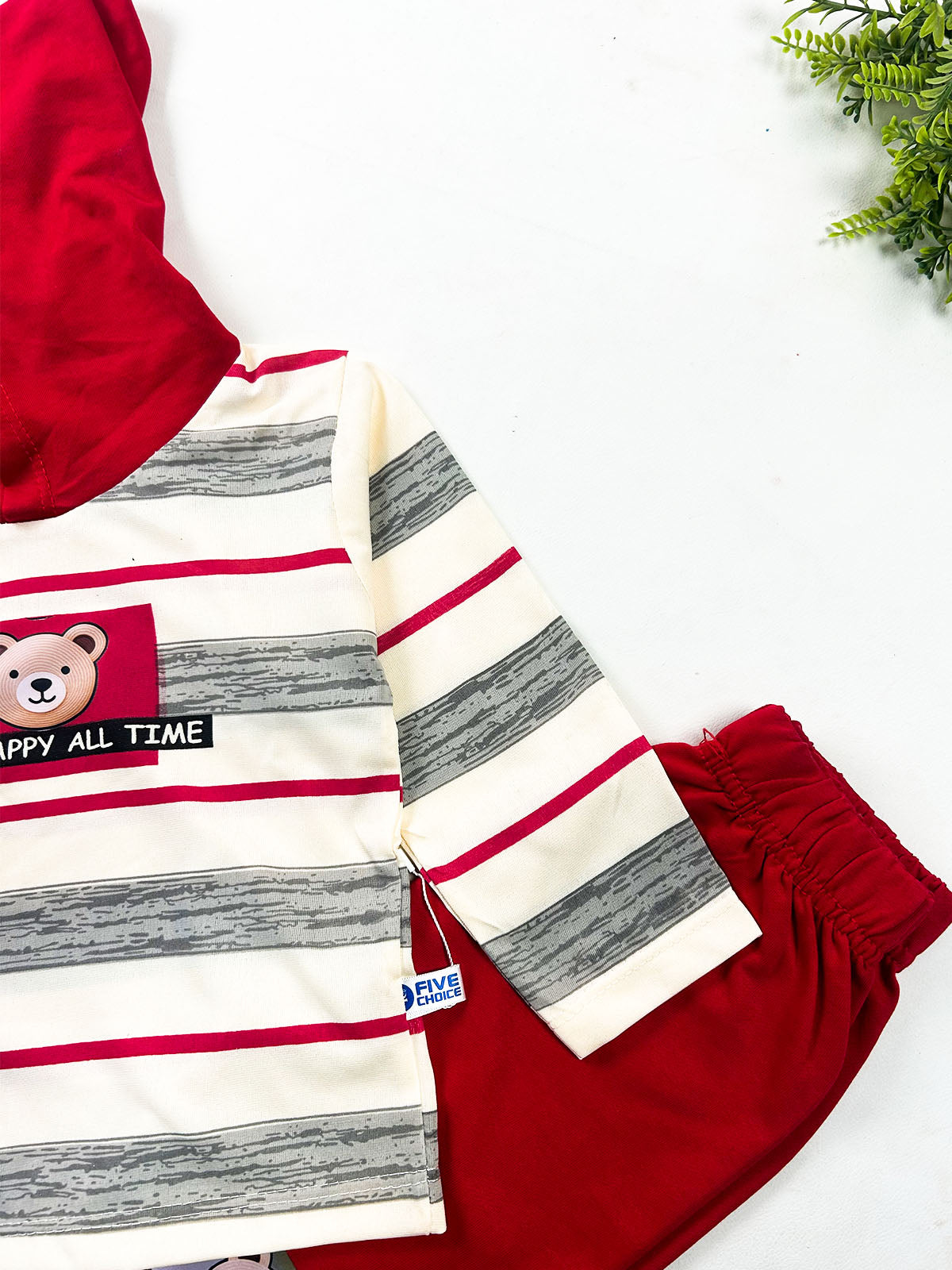 1Yr - 4Yrs Bear Red Suit For Kids BS837