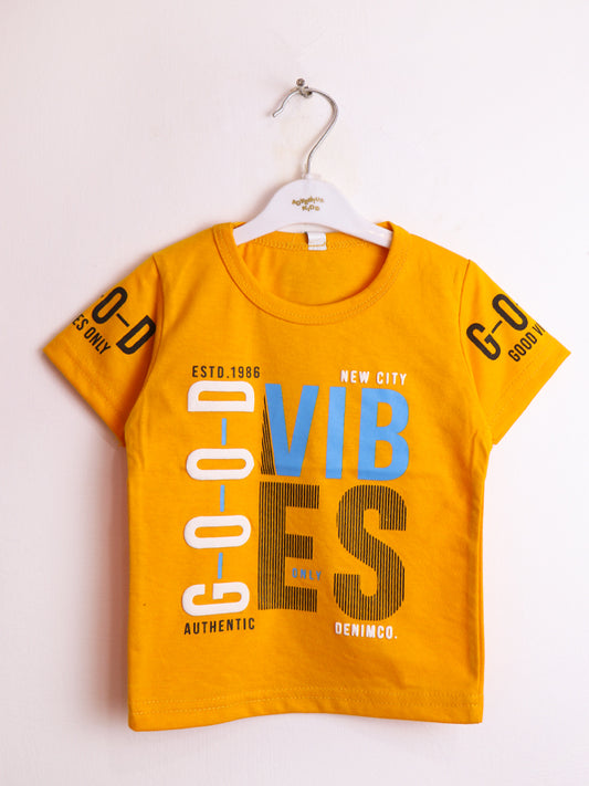 ATT Boys T-Shirt 1 Yrs - 4 Yrs Good Yellow