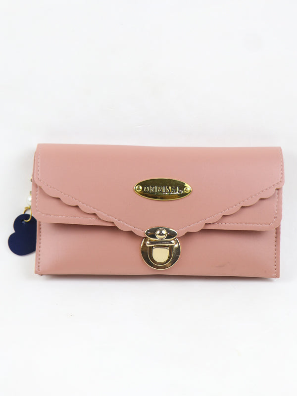 Ladies Hand Purse Clutch 02 Peach