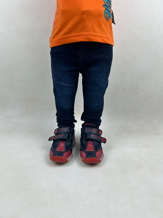 2Yrs - 12Yrs Dark Blue Stretchable Denim Jeans For Boys BJ12