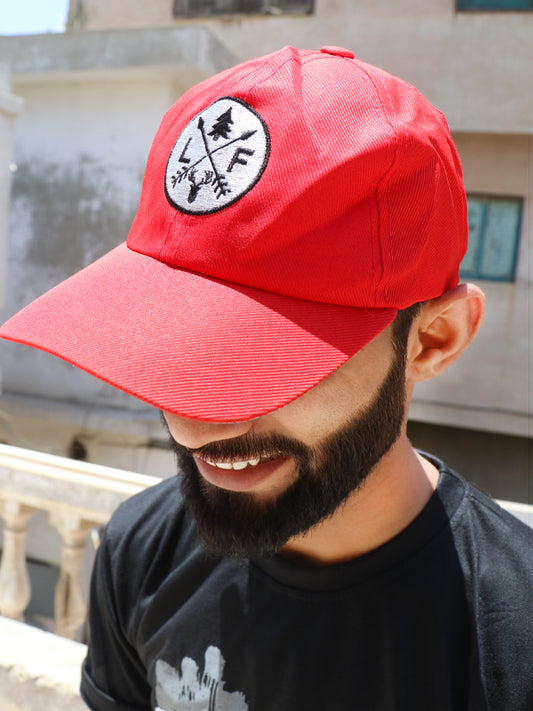Men's Red Basic P-Cap 01 - Multidesign