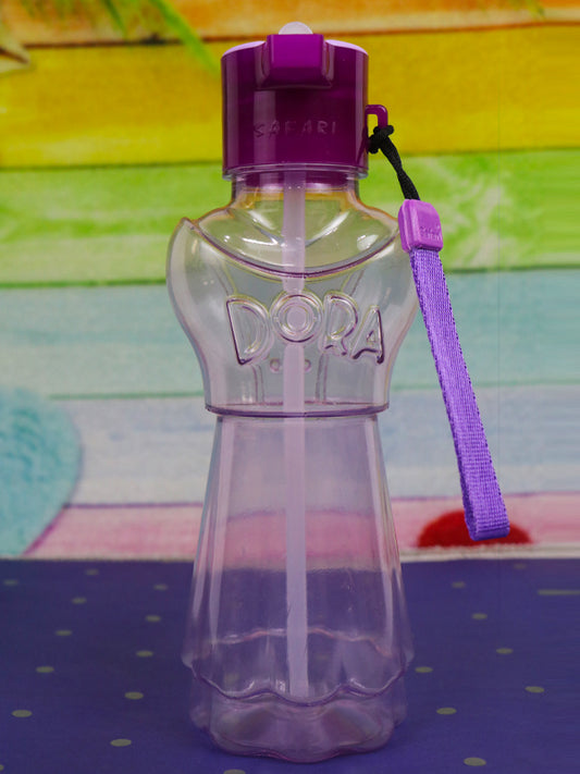 WTB15 Dora Purple Plastic Transparent Water Bottle - 525ML