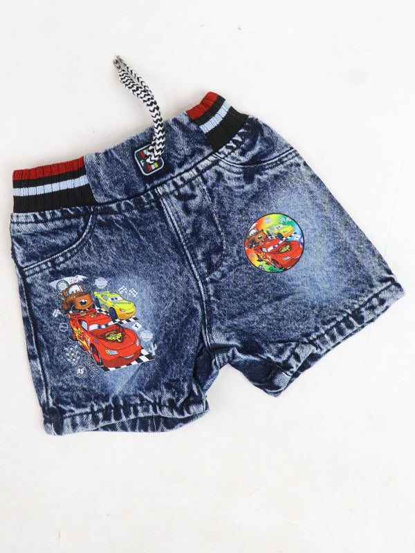 BCS06 Boys Denim Shorts 1Yr - 3Yrs Cars