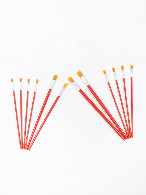 Pack of 12 Paint Brush Red