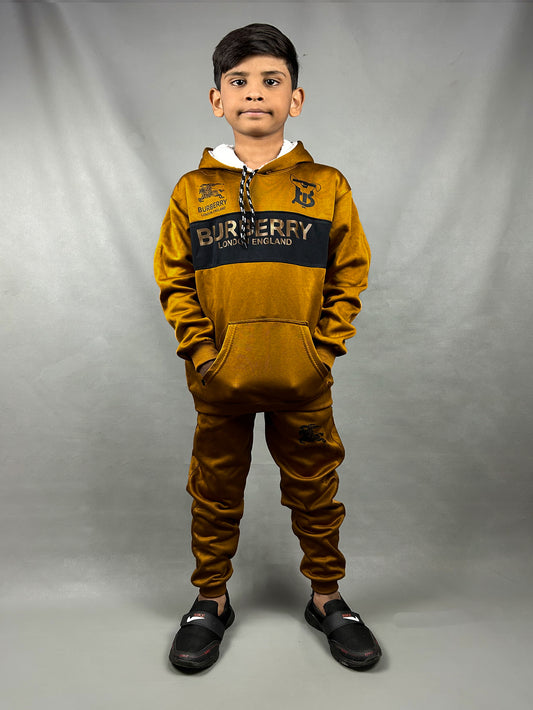 7Yr - 11Yrs Brown Track Suit For Boys AH KTR36