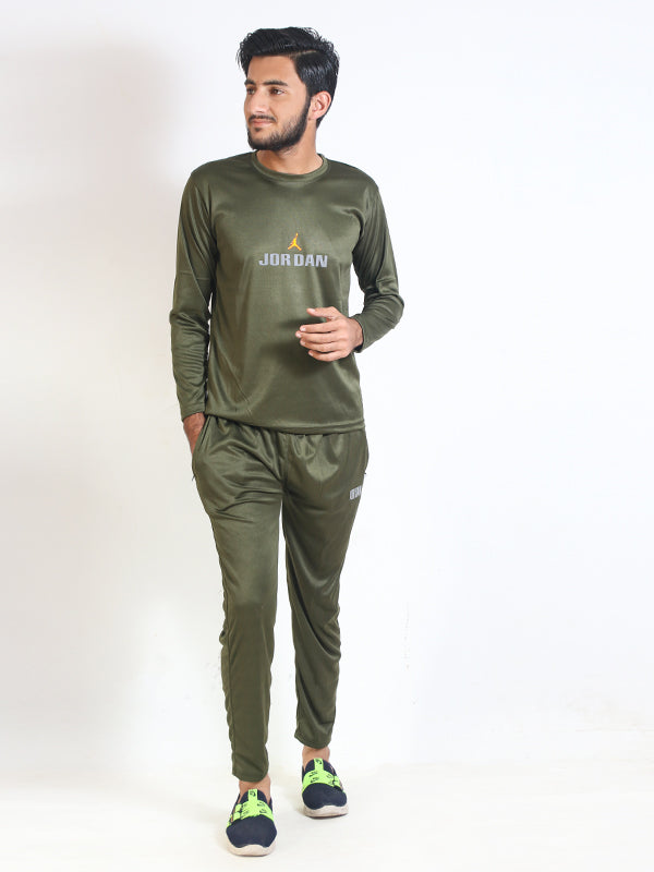 HG Men's Dri-FIT Track Suit JD Green