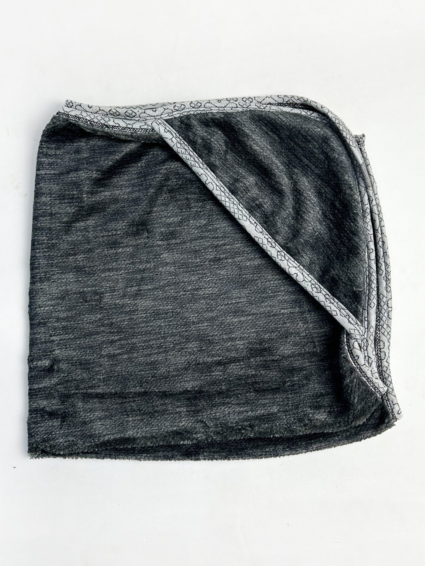 Dark Grey Wrapping Sheet / Blanket For Newborn NWS11