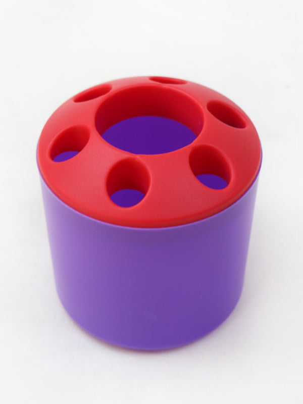 Plastic Pencil Holder Cup Multicolor