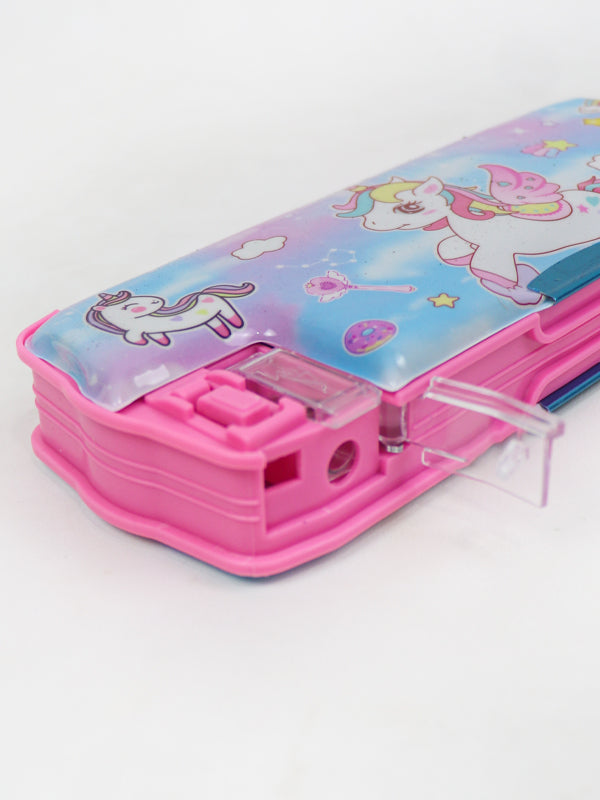 PB17 Pencil Box with Sharpeners For Kids Pink