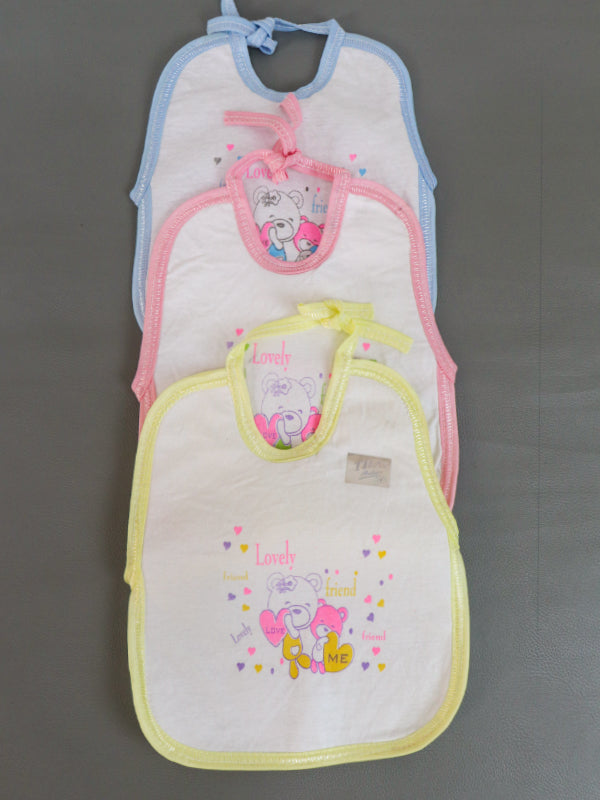 Pack Of 3 Friend Bibs For Newborn