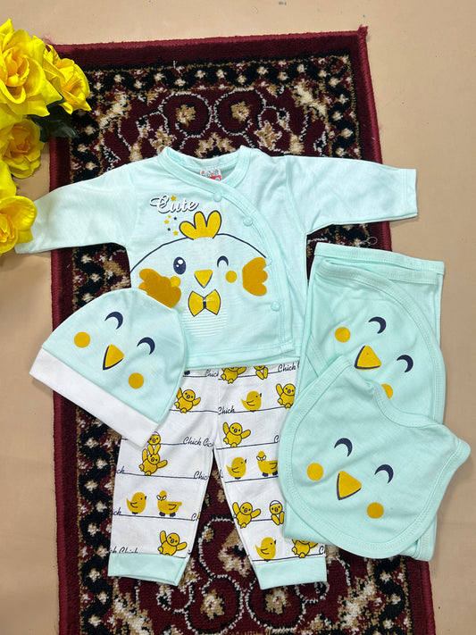 0Mth - 3Mth Cute 5Pcs Gift Set For Newborn HG NBGS211