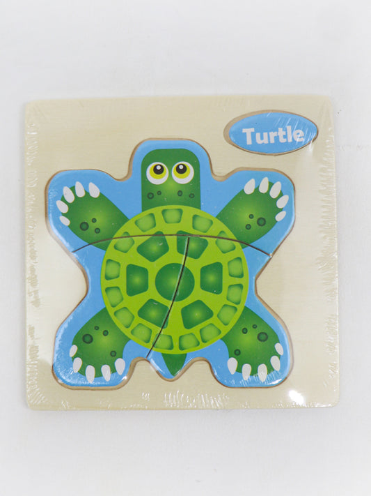 Wooden Turtle Decorative Art Jigsaw Puzzle for Kids