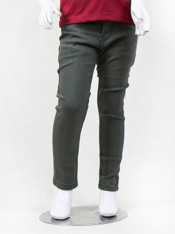 Boys Stretchable Denim Jeans 5Yrs - 15Yrs Green