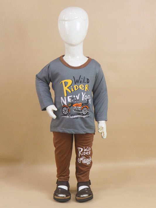 1Yr - 4Yrs Wild Grey Suit For Kids RG BS66